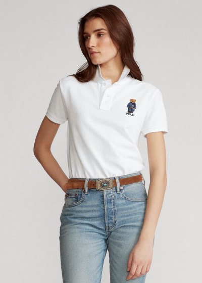 Camisa Polo Polo Ralph Lauren Classic Fit Bear Mulher 92714-VPIJ